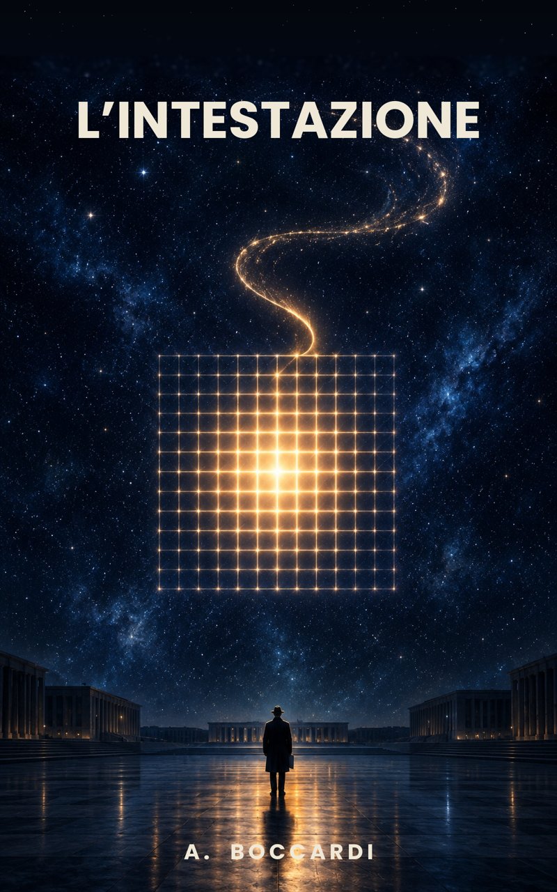 Copertina del romanzo L'INTESTAZIONE di Andrea Boccardi
